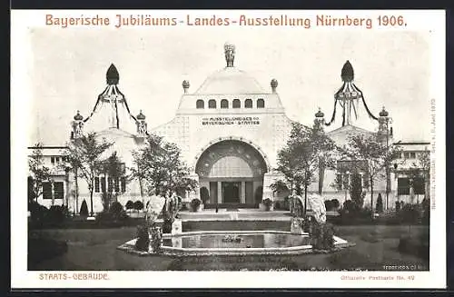 AK Nürnberg, Bayerische Jubiläums-Landes-Ausstellung 1906