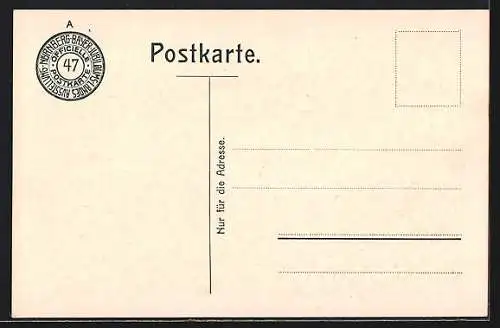 AK Nürnberg, Bayerische Jubiläums-Landes-Ausstellung 1906, Spessart-Haus mit Sommer-Café