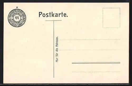 AK Nünberg, Bayrischen Jubiläums-Landes-Ausstellung 1906, Haupt-Industrie-Gebäude