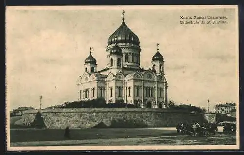 AK Moskau / Moscou, Cathédrale du St. Sauveur