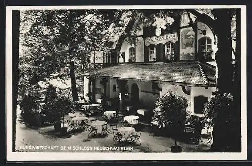 AK Schwangau, Gasthof Burgwirtschaft beim Schloss Neuschwanstein