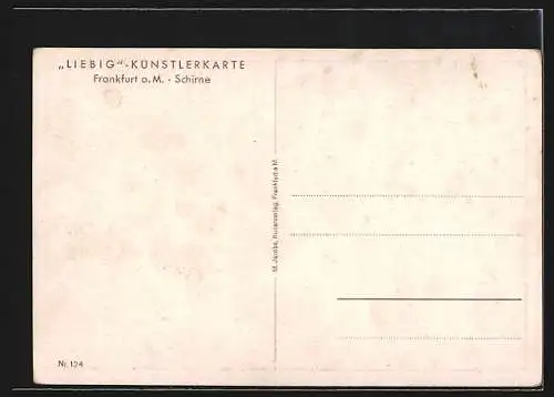 Künstler-AK Bernhard Liebig: Frankfurt a/M, Schirne, Ortspartie
