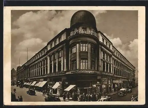 AK Berlin, Central-Hotel am Bahnhof Friedrichstrasse, Wintergarten