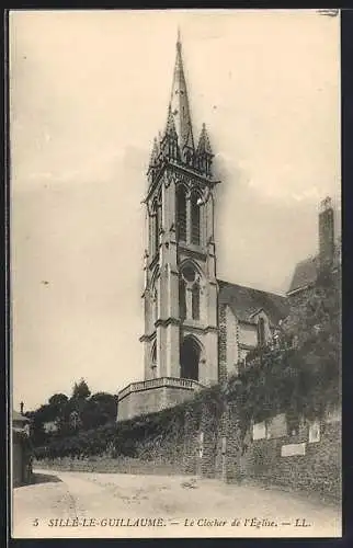 AK Sillé-le-Guillaume, Le Clocher de l`Église