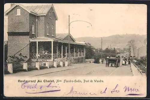 AK Wandre, Restaurant Au Chalet, Mon. Flandre-Godin, Pont de Wandre