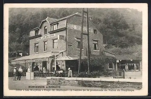 AK Nonceveux s. Ambleve, Hotel Les Bruyères, Propr. M. Mathonet