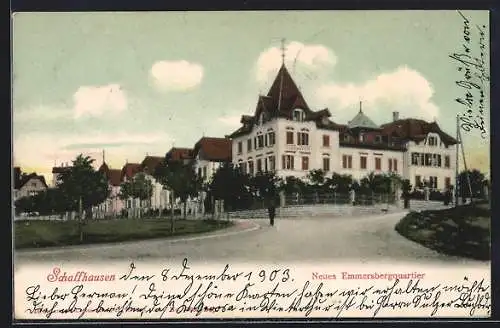 AK Schaffhausen, Haus Rosenberg im neuen Emmersbergquartier