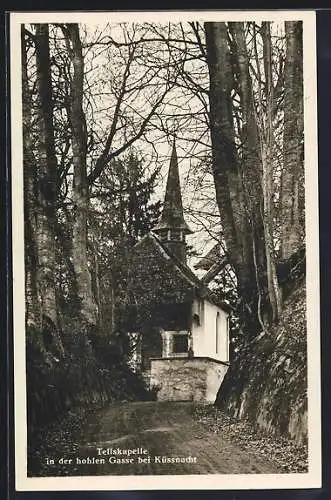 AK Küssnacht, Tellskapelle in der hohlen Gasse