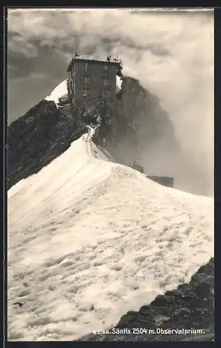 AK Säntis, Observatorium auf dem Gipfel