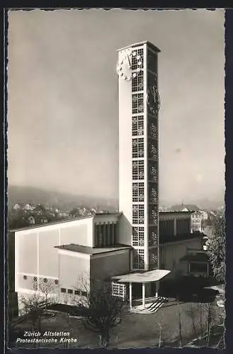 AK Altstetten / Zürich, Protestantische Kirche