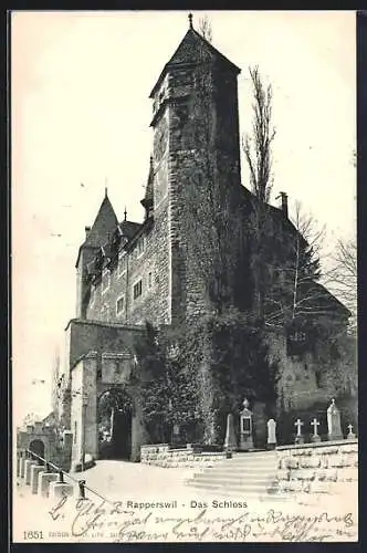 AK Rapperswil, Schloss und Friedhof