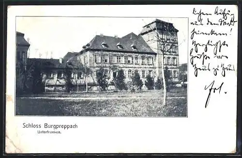 AK Burgpreppach /Unterfranken, Schloss Burgpreppach