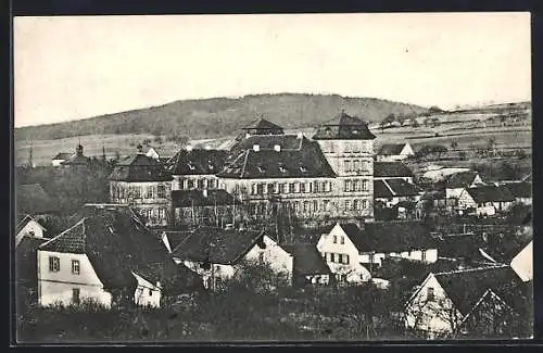 AK Burgpreppach /Unterfranken, Blick aufs Schloss Burgpreppach