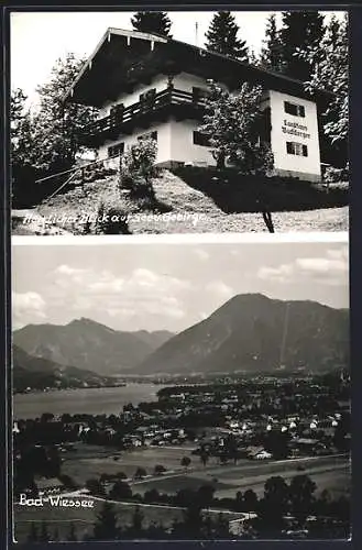 AK Bad-Wiessee, Gasthaus Buchberger und Ortsansicht