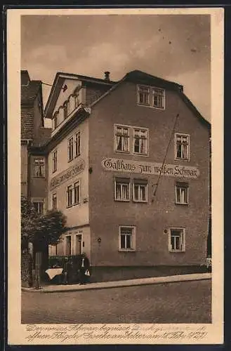 AK Weimar / Thüringen, Gasthaus zum weissen Schwan