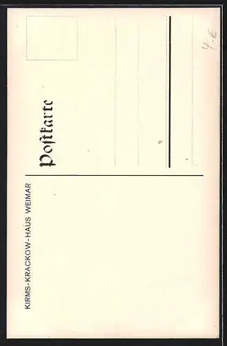 AK Weimar / Thüringen, Kirms-Krackow-Haus
