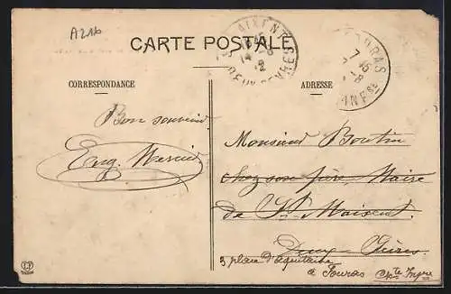 AK Ax-les-Thermes, Moulin et pont de Perles sur l`Ariège