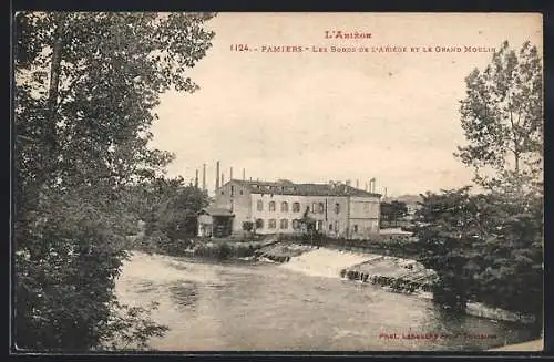 AK Pamiers, Les bords de l`Ariège et le Grand Moulin