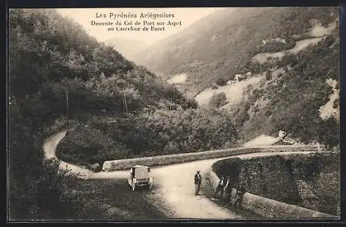 AK Buret, Descente du Col de Port sur Aspet au Carrefour