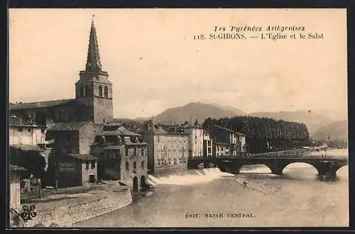 AK Saint-Girons, L`Église et le Salat