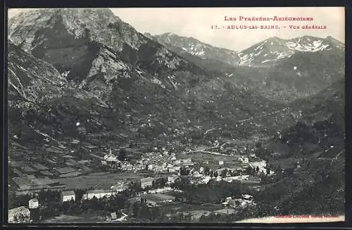 AK Aulus-les-Bains, Vue générale