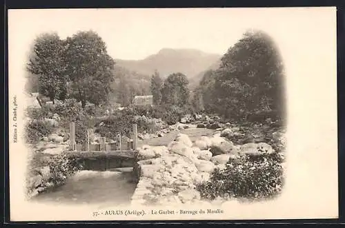 AK Aulus, Le Garbet, Barrage du Moulin