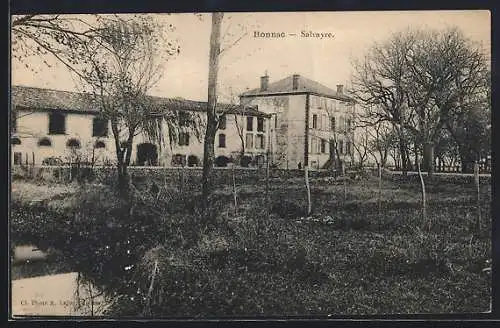 AK Bonnac, Vue de Salvayre et paysage rural environnant