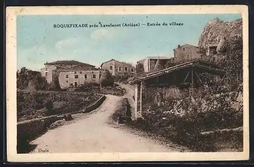 AK Roquefixade, Entrée du village