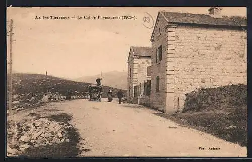 AK Ax-les-Thermes, Le Col de Puymorens (1920)