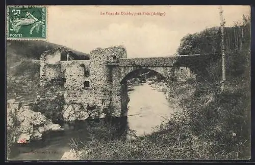 AK Foix, Le Pont du Diable près de Foix (Ariège)