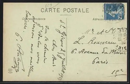 AK Seix, Vue générale de la ville dans les Pyrénées-Ariegeoises