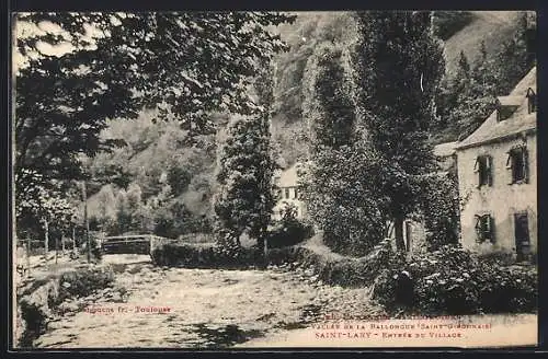 AK Saint-Lary, Entrée du village dans la vallée de la Barousse (Saint-Gaudens)