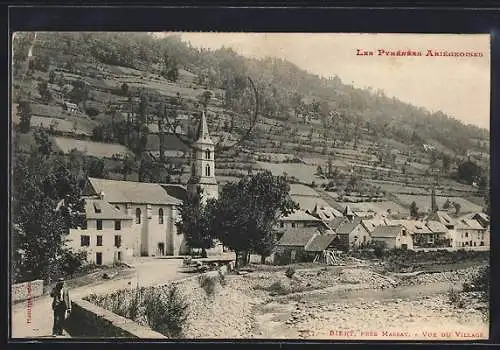 AK Biert, près Massat, Vue du village