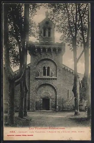 AK Sabart, Facade de l`Église près de Tarascon