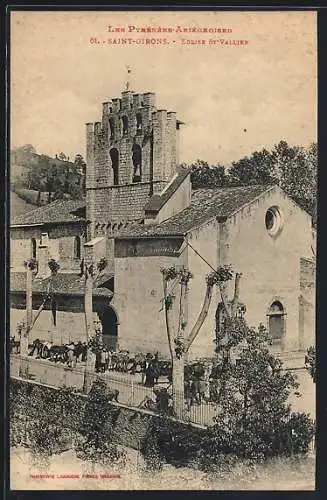 AK Saint-Girons, Église St-Valier et son architecture médiévale