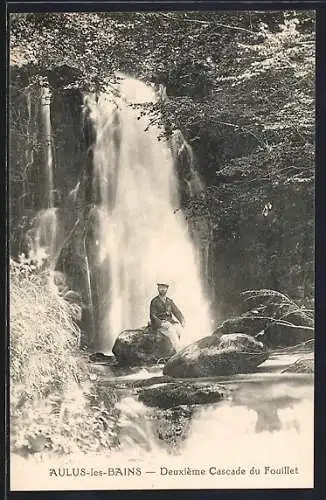 AK Aulus-les-Bains, Deuxième Cascade du Fouillet