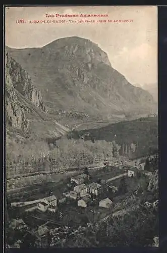 AK Ussat-les-Bains, Vue générale prise de Lombrives