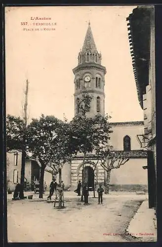 AK Verniolle, Place de l`Église