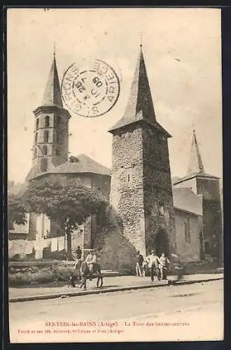 AK Sentein-les-Bains, La Tour des hautes-œuvres