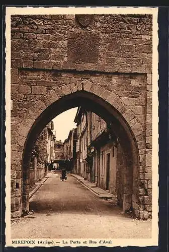 AK Mirepoix, La Porte et Rue d`Aval