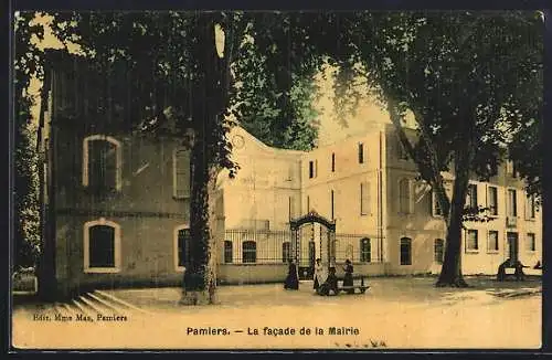 AK Pamiers, La facade de la Mairie