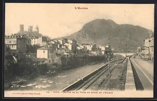 AK Foix, Sortie de la ville et bords de l`Ariège