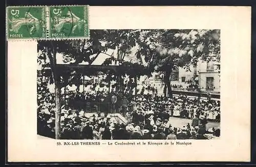 AK Ax-les-Thermes, Le Couloubret et le Kiosque de la Musique