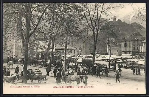 AK Ax-les-Thermes, Coin de Foire