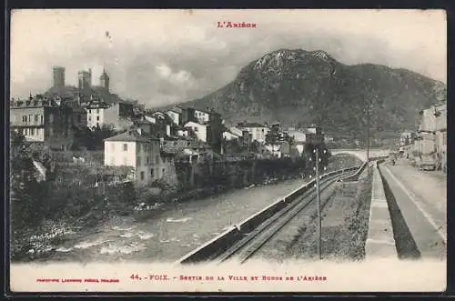 AK Foix, Sortie de la ville et bords de l`Ariège