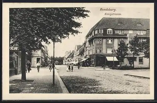 AK Rendsburg, Partie in der Königstrasse