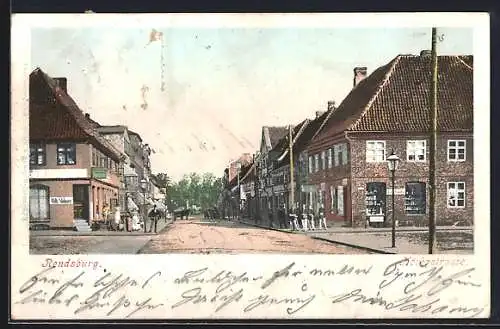 AK Rendsburg, Partie in der Königstrasse