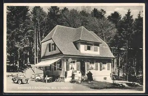 AK Gernsbach, Gasthaus zur Nachtigall, Bes. B. Kienzler