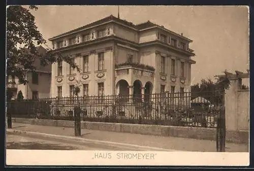 AK Konstanz, Haus Stomeyer in der Eichhornstrasse