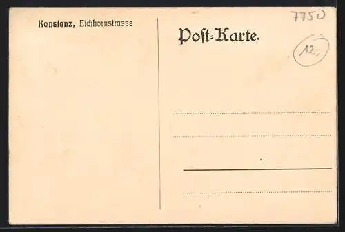 AK Konstanz, Haus Stomeyer in der Eichhornstrasse